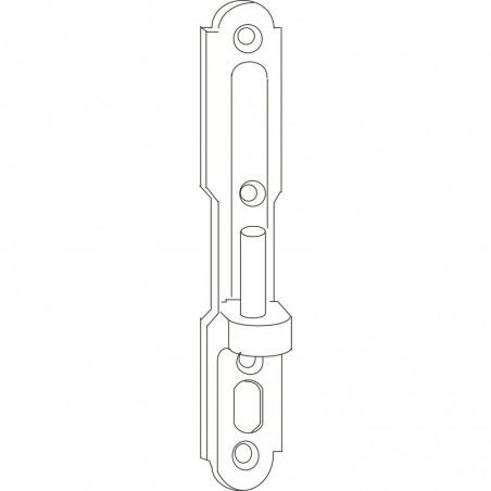 MACO RUSTICO nosač grilja MV, u ravnini/ravni, Š 20mm, bijeli (27496)