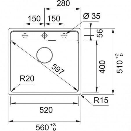 Franke MRG 610-52 A Maris 2.0, sudoper sa daljinskim
