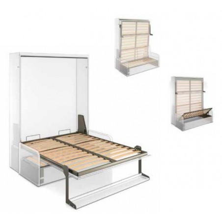 Podizni okov Opla' Standing za vertikalno spremanje kreveta (1600x2000) + sofa i polica