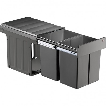 WESCO Profiline Double-Master-Maxi 40 DT ugrad. kanta za smeće 2x20L, antracit