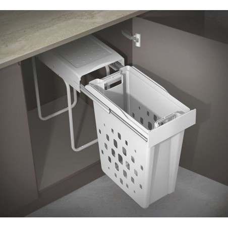 WESCO izvlačna košara za rublje Laundry Boy Basket plastika bijela