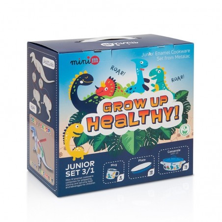 Metalac dječiji set u kutiji DINO BOY 3/1