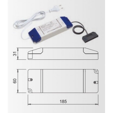 Domus Line LED mrežni uređaj SLD75 12 V/DC, 75 W s regulatorom jačine svjetlosti