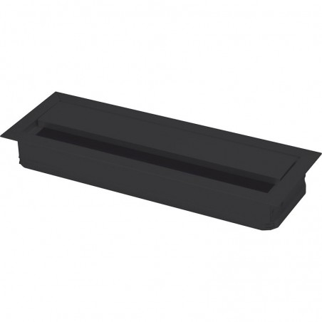 Prolaz za kabel pravokutni s četkicom protiv prašine,120x70x25 mm crno RAL 9005