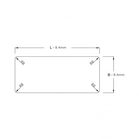 Prolaz za kabel pravokutni s četkicom protiv prašine,120x70x25 mm crno RAL 9005