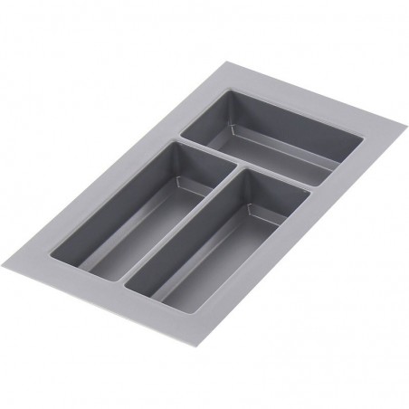 AGOFORM umetak za pribor za jelo Classico, ŠK 300 mm, dubina 440 mm, tamno sivi