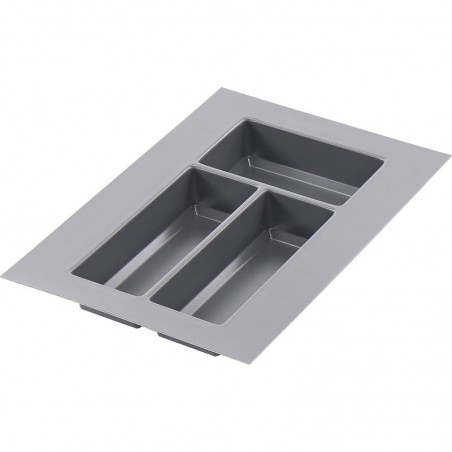 AGOFORM umetak za pribor za jelo Classico, ŠK 350 mm, dubina 440 mm, tamno sivi