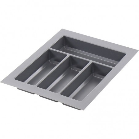 AGOFORM umetak za pribor za jelo Classico, ŠK 400 mm, dubina 440 mm, tamno sivi