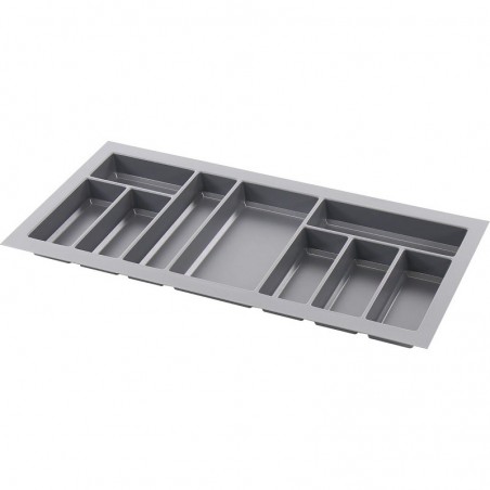 AGOFORM umetak za pribor za jelo Classico, ŠK 900 mm, dubina 440 mm, tamno sivi