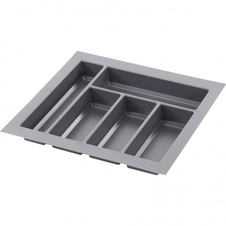 AGOFORM umetak za pribor za jelo Classico, ŠK 500 mm, dubina 440 mm, tamno sivi