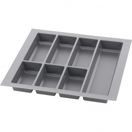 AGOFORM umetak za pribor za jelo Classico, ŠK 550 mm, dubina 490 mm, tamno sivi