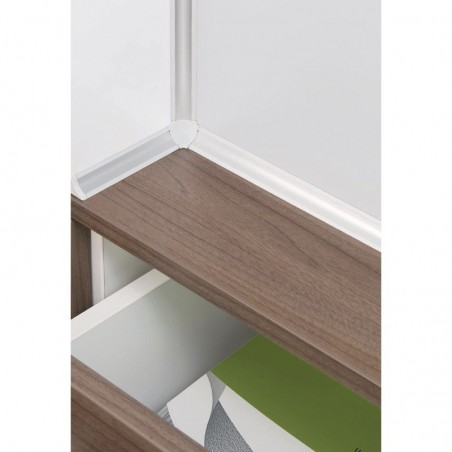 REHAU COMPACT-LINE rubna letva 3000 mm, crna visoki sjaj