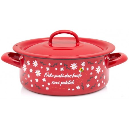 METALAC plitka posuda PČELICA 18cm/2lit