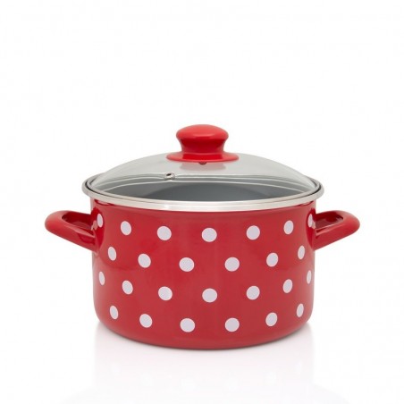 METALAC duboka posuda RED DOTS 24cm/6,75lit