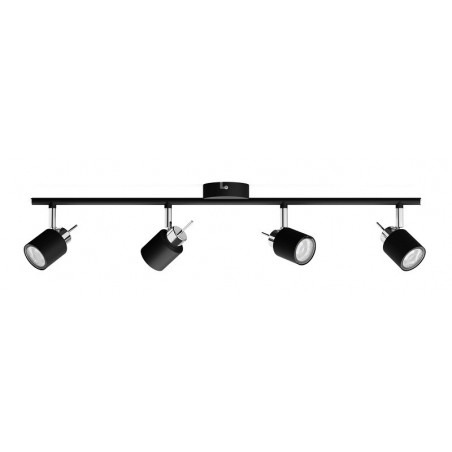 Philips Meranti četverostruki reflektor crni 871951446543500