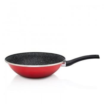 Metalac TAVA WOK GRANIT INDUCTION 28cm CRVENA