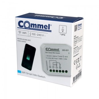 Commel WiFi mini prekidač jednostruki 5A 265-521