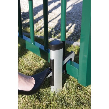 Držač za vrata ograde IGC,profil 500x57x42 mm,pod.visine 40mm,srebr.