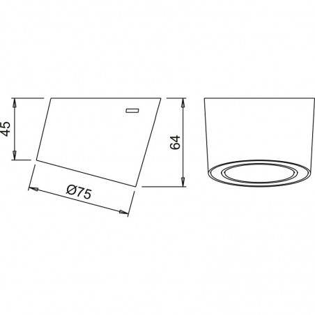 Domus Line Podgradna svjetiljka UNIKA D-Motion set 5 kom, crna