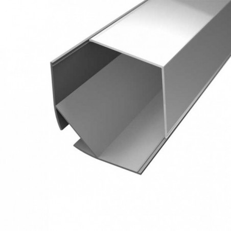 Led Profiles ALUMINIJSKI PROFIL KUTNI 5 + mliječni pokrov + završetak 2x + nosač 2x  LP205-MLK