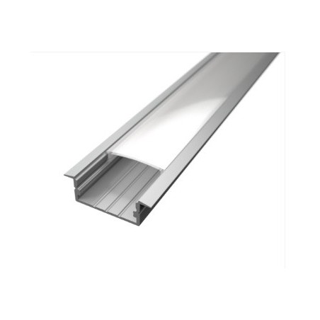 Led Profiles ALUMINIJSKI PROFIL UGRADBENI 3 + prozirni pokrov + završetak 2x  LP303-TRA