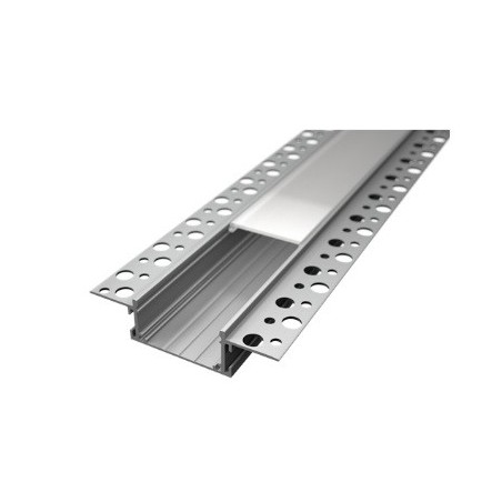 Led Profiles ALUMINIJSKI PROFIL UGRADBENI 8 + mliječni pokrov + završetak 2x + nosač 2x  LP308-MLK