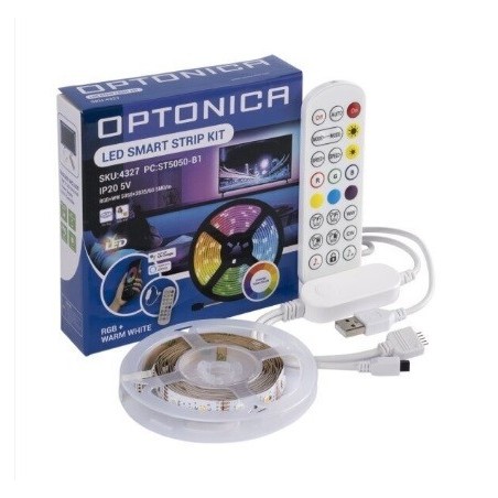 OPTONICA LED RGB+WW SET TV 5V WiFi 5050+2835 60 SMD/m IP20  ST4327