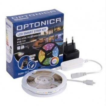 OPTONICA LED RGB+CCT SET SMART 12V WiFi 5050+2835 90 SMD/m IP20...