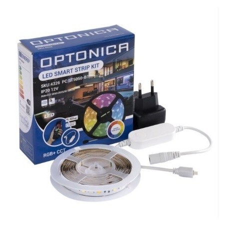 OPTONICA LED RGB+CCT SET SMART 12V WiFi 5050+2835 90 SMD/m IP20  ST4326