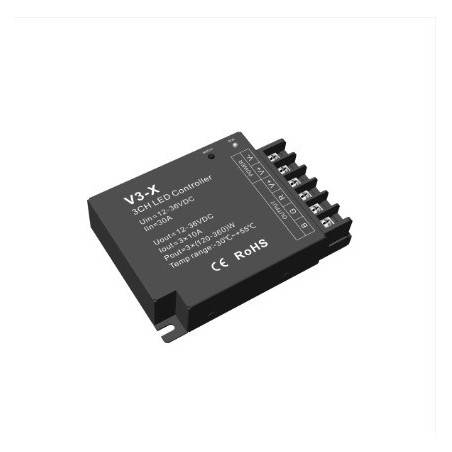 OPTONICA LED zonski kontroler V3-X 12-36VDC 10A*3CH AC6356