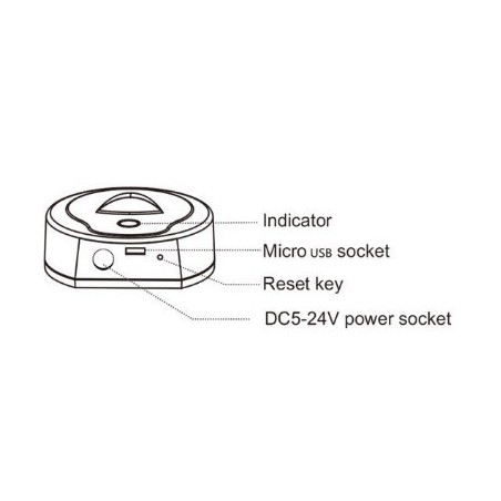 OPTONICA WIFI-RELAY DC5-24V 2.4GHz MAX 16 ZONA ANDROID/IOS