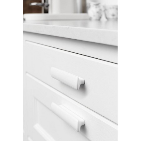 Ručkica Vanilla širina 96, dubina 139,5 mm, keramika bijela
