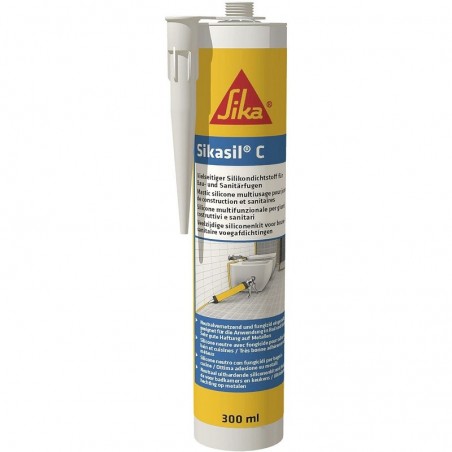 SIKA Sikasil C sanitarni silikon 300ml, sivi