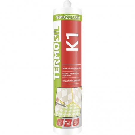 TERMO univerzalni silikon Termosil K1 280 ml prozirni