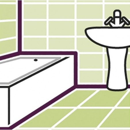 illbruck GS241 sanitarni i silikon za staklo 310 ml, bijeli