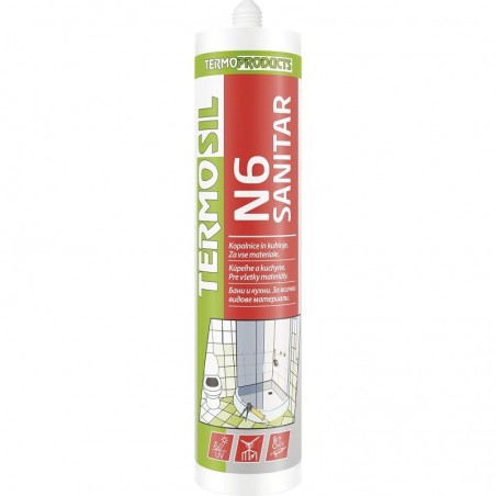 TERMO sanitarni silikon Termosil N6 280 ml prozirni