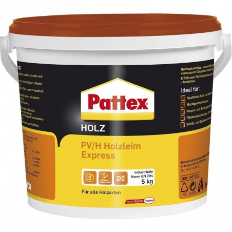 Ljepilo za drvo PATTEX PV/H Express D2 5kg