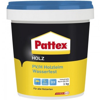 PATTEX PV/H vodootporno ljepilo za drvo D3 1kg