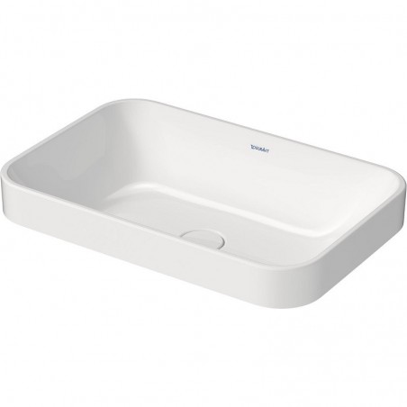 DURAVIT nasadni umivaonik Happy D.2 Plus 60 bez klupice za slavinu, bijeli