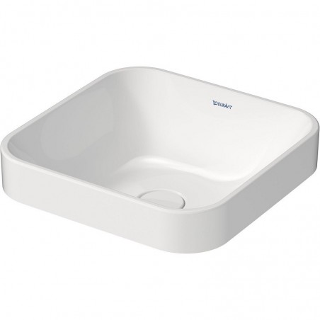 DURAVIT nasadni umivaonik Happy D.2 Plus 40 bez klupice za slavinu, bijeli