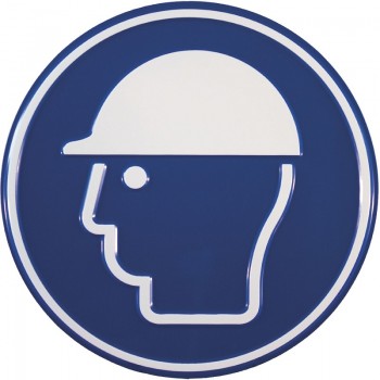 Propisni znak zaštita za glavu okrugli 200 mm