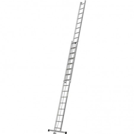 ALU-PRO produžne ljestve dvodijelne 2 x 16 gazišta, duljina - 4,58/7,66 m