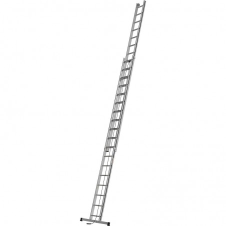 ALU-PRO produžne ljestve dvodijelne 2 x 18 gazišta, duljina - 5,14/9,06 m