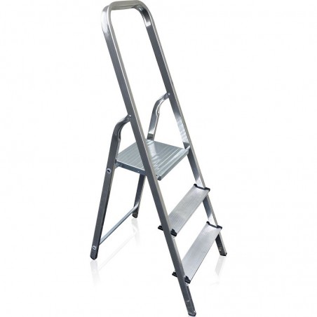Aluminijske ljestve za kućanstvo s platformom 3 gazišta radna visina 2,6 m