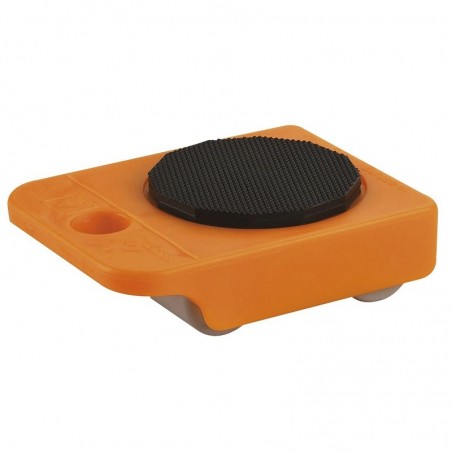 DÖRNER + HELMER roler za namj. s PU-kotač. i okret. tanjurom 105x75x35 mm 150 kg