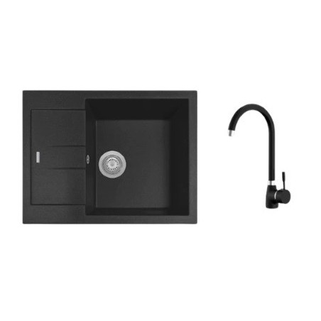 PLADOS Sudoper  Elegance AM 6510 ARIAPURA + slavina lučna