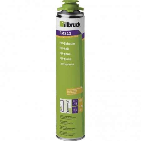 illbruck FM343 1K-pištolj pjena B3 850ml (Low Expansion), dobivena količina 48 L