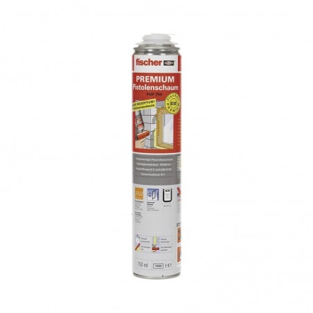 FISCHER 1 K-pištoljska pjena PUP 750 B3 Standard, - dobivena količina 41 L