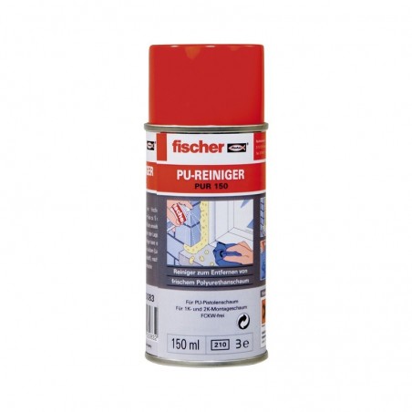 Fischer SET 1K pištoljska pjena(36 kom)+PU čistač(1 kom)+pištolj za pjenu (1kom)