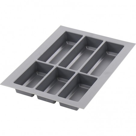 AGOFORM umetak za pribor za jelo Classico, šir. 305 mm, dub. 473 mm, tamno sivi